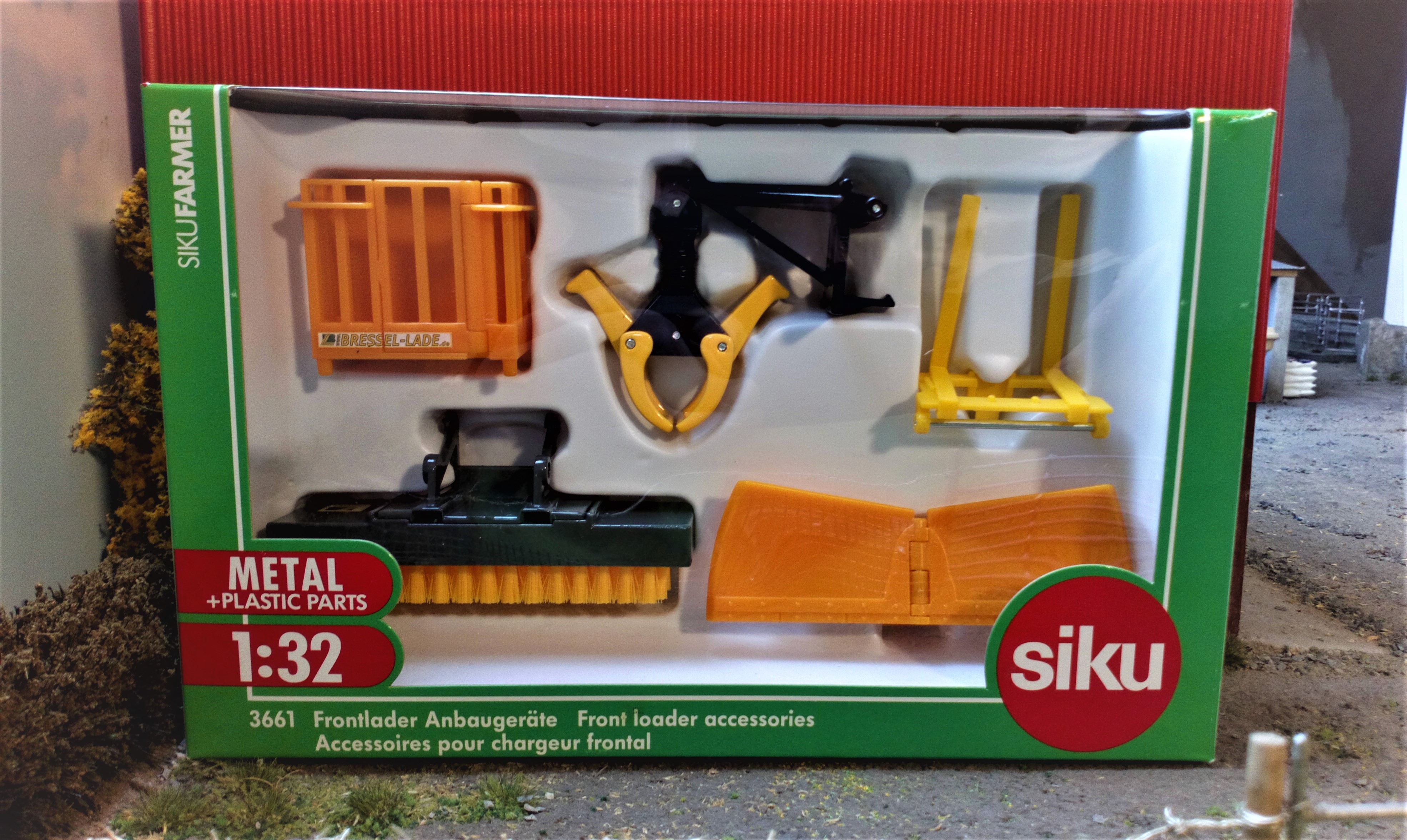 For Siku 1:32 Scale Tractors with Front Loader 3661 Front Loader Accessories 
